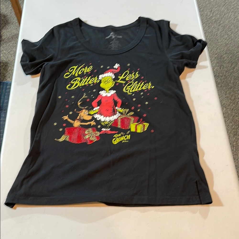 Dr. Seuss Grinch Black T-Shirt